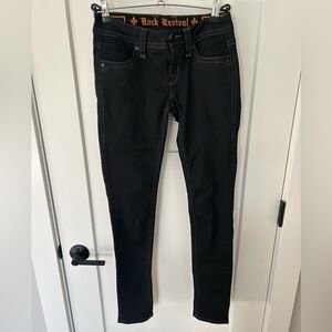 Rock Revival Women's Skinny Jeans in Black